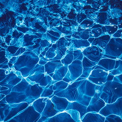 Fototapeta na wymiar Abstract blue water for background