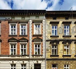Fototapeta premium antique building view in Krakow, Poland