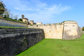 Blaye Citadel, world heritage site in Gironde, France