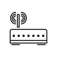 Wifi router symbol