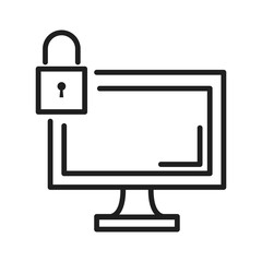 padlock screen symbol