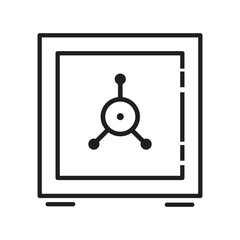 Money strongbox symbol