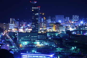 Fototapeta premium Fukuoka night view