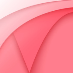 Abstract pink paper cutting decoration