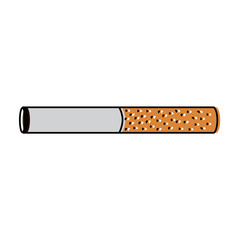 unhealthy bar tobacco cigarette addiction vector illustration 