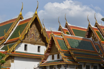 Toitures du palais Royal de Bangkok