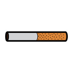 unhealthy bar tobacco cigarette addiction vector illustration 