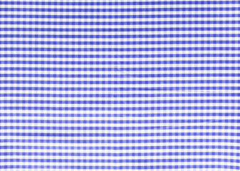Karo Tischdecken Muster blau weiß 