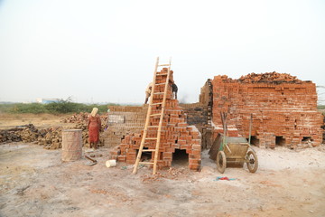 Fototapeta premium Local Brick Factory