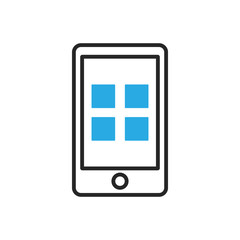 Smartphone icon. Mobile applications