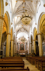 Obraz premium Interior view of a church.