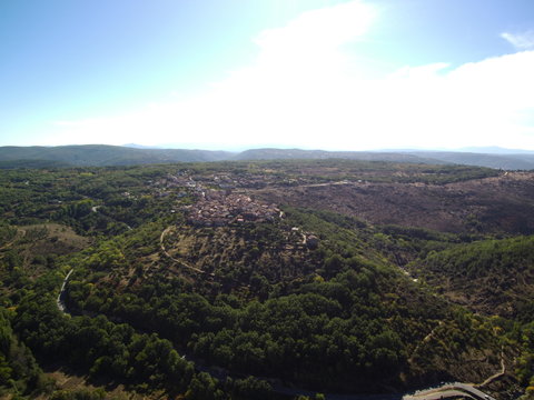 Miranda del Castañar, pueblo de Salamanca (Castilla y León, España)