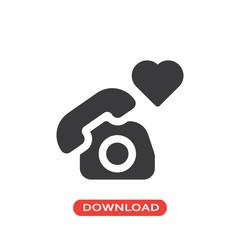 Love call icon