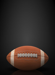 American Football background dark studio