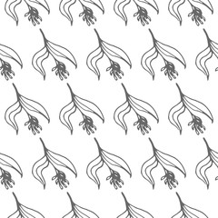 leaf seamless vector pattern