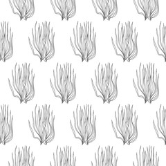 leaf seamless vector pattern