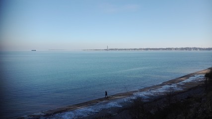Fototapeta premium Blick auf Laboe
