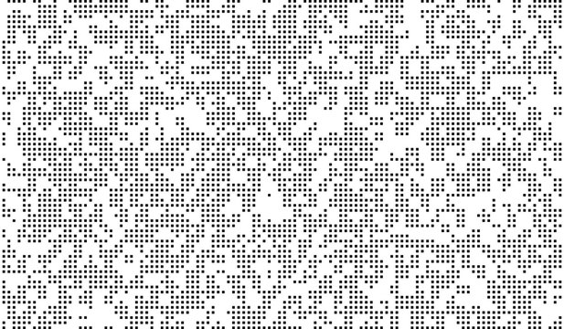 Pixel abstract mosaic background Gradient design Isolated black elements on white background. Monochromatic Abstract Background. Vector illustration for website, card, poster
