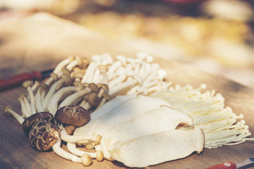 Mushrooms for cooking for good health.