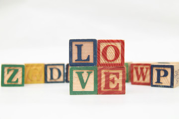 composing letters into one word, 