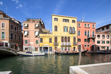 Small venetian canal, Venice, Italy