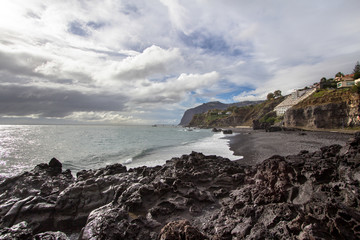 Madeiras wild north coast, Portugal