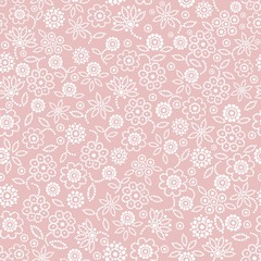 Seamless abstract floral pattern
