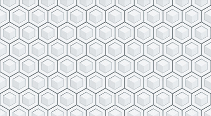 seamless hexagon vector relief background