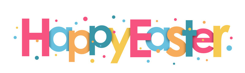 “HAPPY EASTER” Banner Card