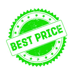 Best Price green grunge stamp isolated