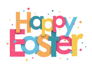 “HAPPY EASTER” Banner Card