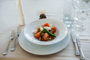 winter wedding table