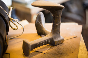 Schuhmacher Werkzeug, alt, antik