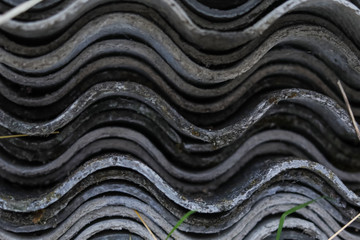 the background is slate roofing material texture