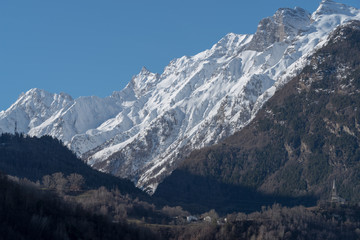 Fototapeta na wymiar Aosta Valley mountains