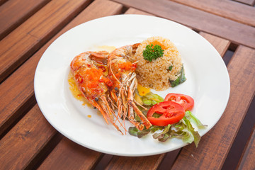 River Prawn with Tamarind Sauce