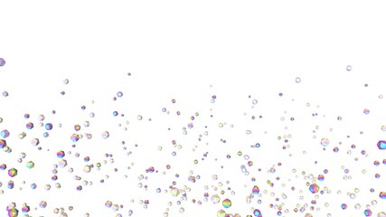 Holographic gems background. 3d illustration. Rhinestones abstract wallpaper. Rainbow multicolor pyramids. Crystals. Diamonds. Jewelry. Fashion. Simple geometric shapes backdrop.