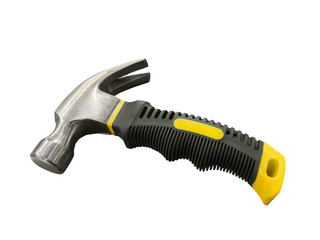 Claw hammer with short handle.