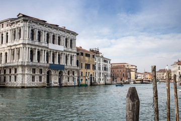 Naklejka premium Landscape of picturesque Venice channels.