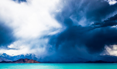 Nice view of Pamir in Tajikistan