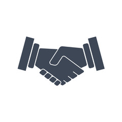 Handshake icon vector illustration