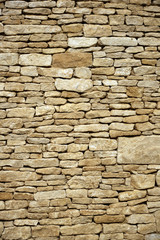 Brand new cotswold drystone wall