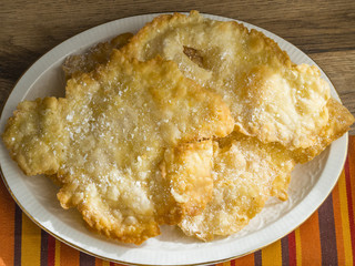 Orejas  - Traditional dessert in carnival in Galicia (Spain)