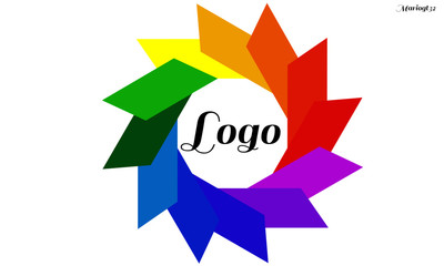 Farbkreis/bunt/Farbverlauf –Logo