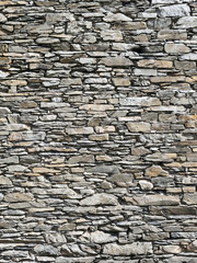 Lake District stone barn wall full frame texture background