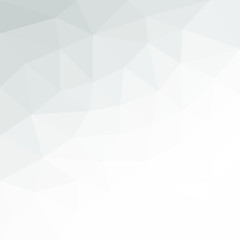 Abstract Grey White geometric polygonal background with mesh of triangles for your design. Grey White texture. Trend. Low Poly.