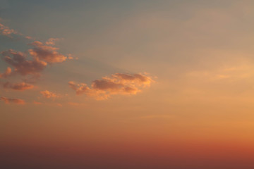Colorful Sunset on the beach 