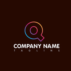 Q LETTER LOGO TEMPLATE