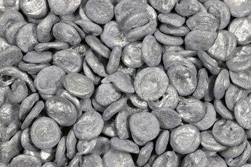 99.999% fine zinc pellets for background use - obrazy, fototapety, plakaty