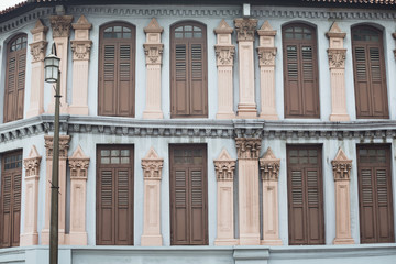 Chinatown building wall